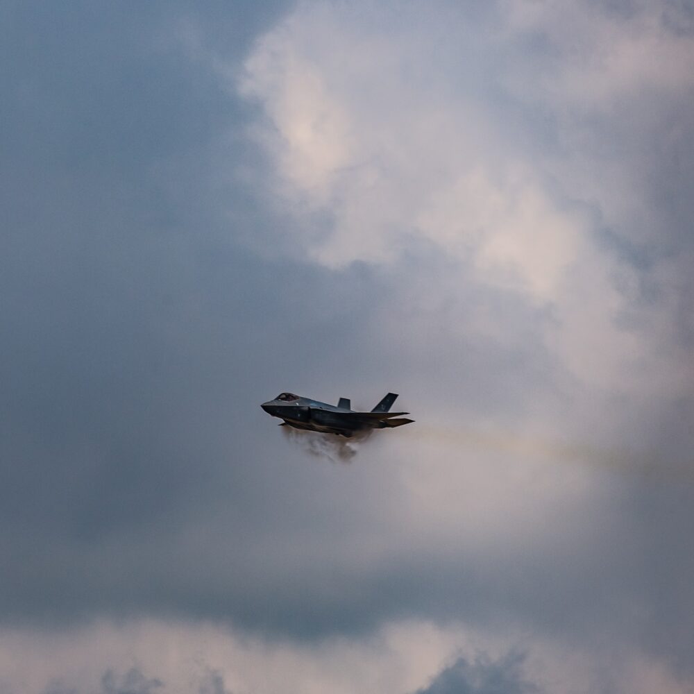 Plane flying in sky